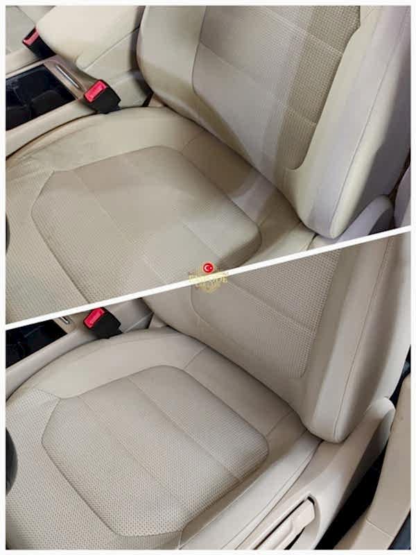 şöför koltuğu detaylı temizlik öncesi sonrası