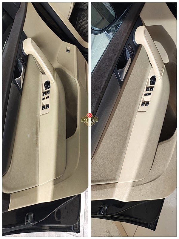 kapı içleri detaylı temizlik öncesi sonrası